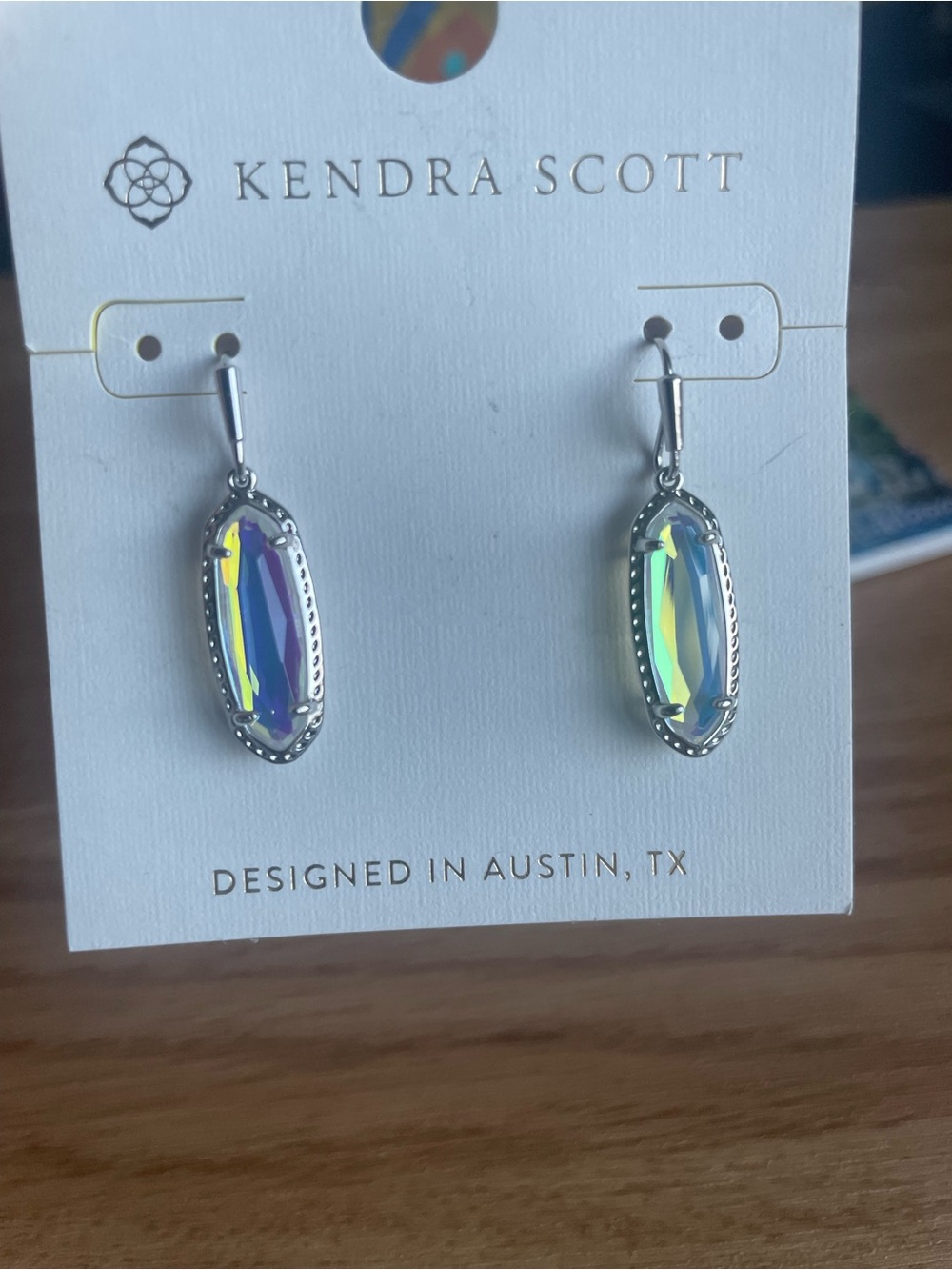 Kendra Scott Iridescent Crystal Drop Earrings